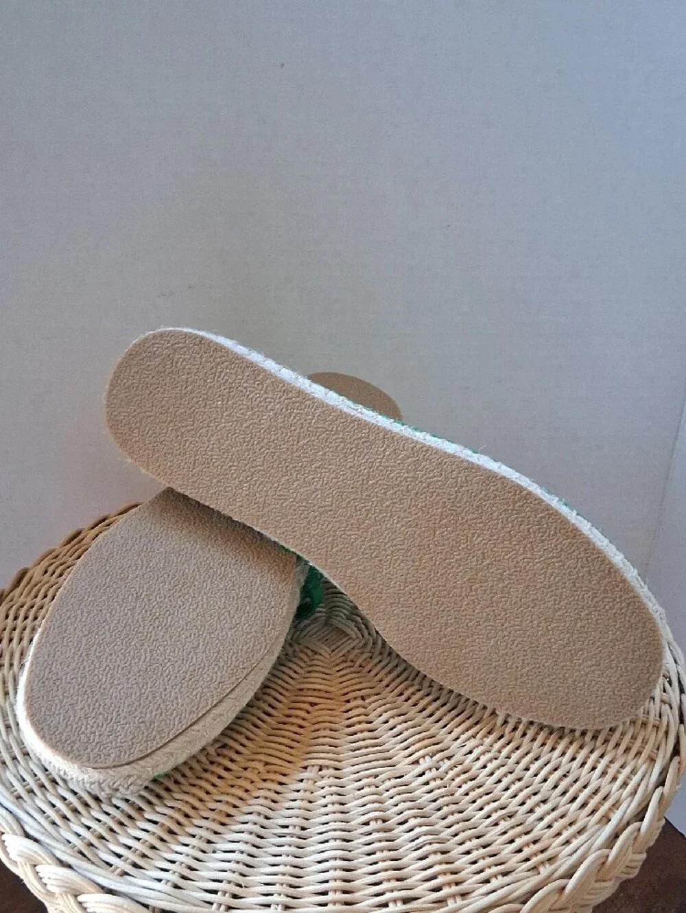NWOT Steve Madden Green Lace Mary Jane Espadrilles
